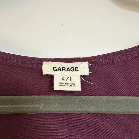 Plum Ruched and Mesh Dress - Picture 3 of 5